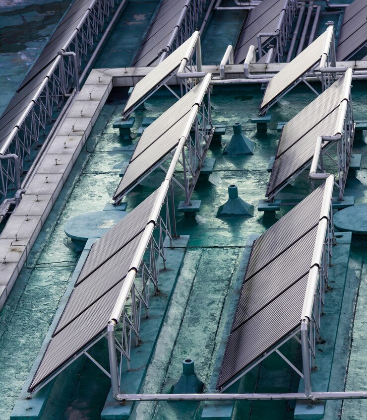 Solar panels withstanding extreme weather conditions.